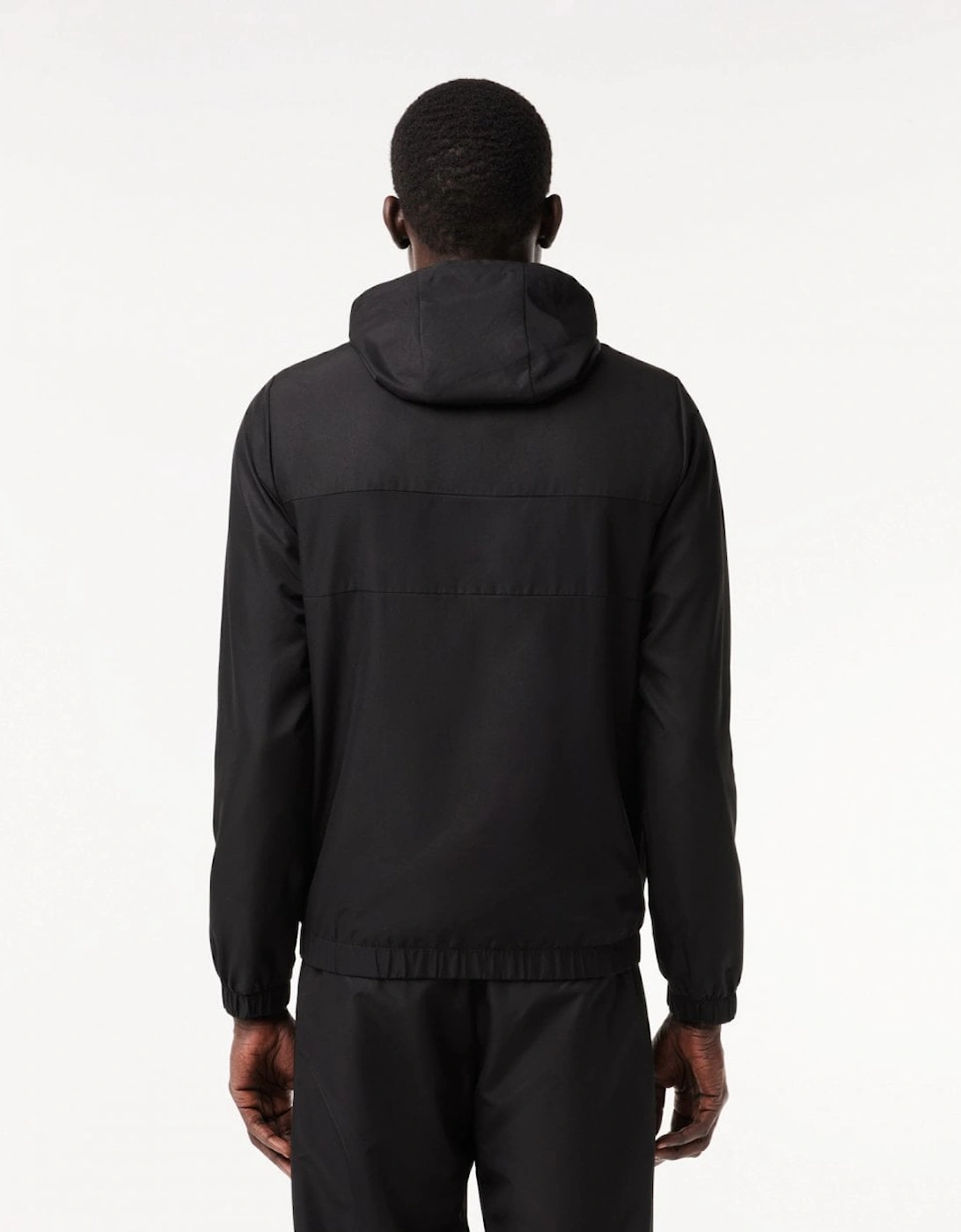 Mens Zipped Training Jacket - Black/Black-Black 8VM