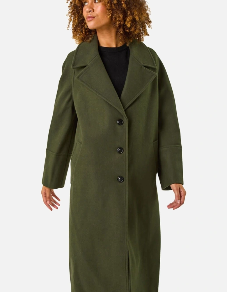 Longline Single Breasted Coat