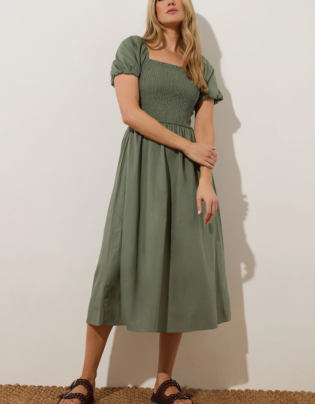 Tall Shirred Dress, 2 of 1