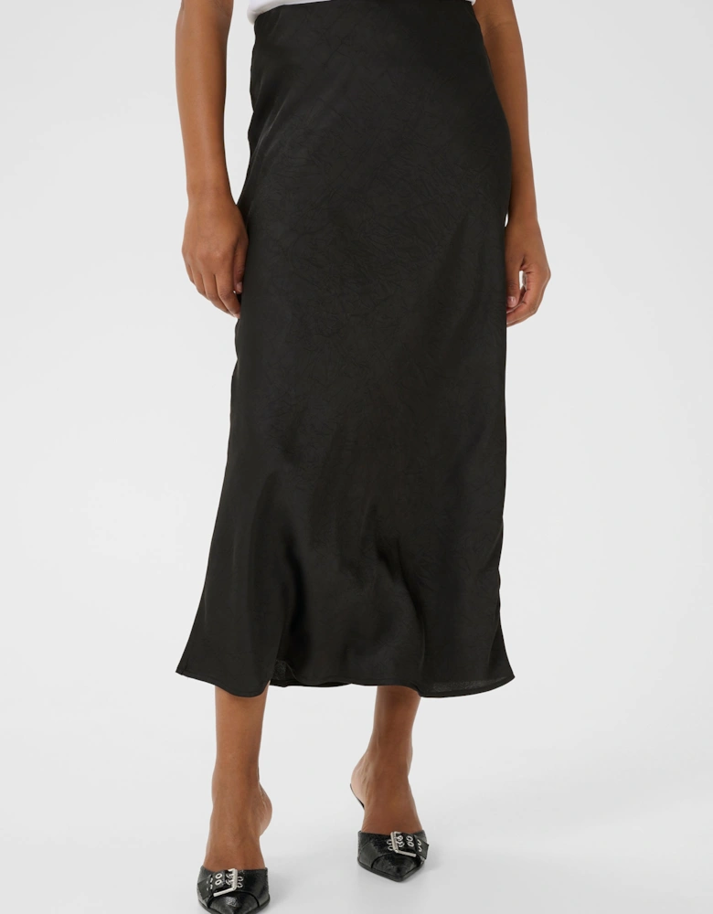 KAmolly A-Line Maxi Skirt Plain