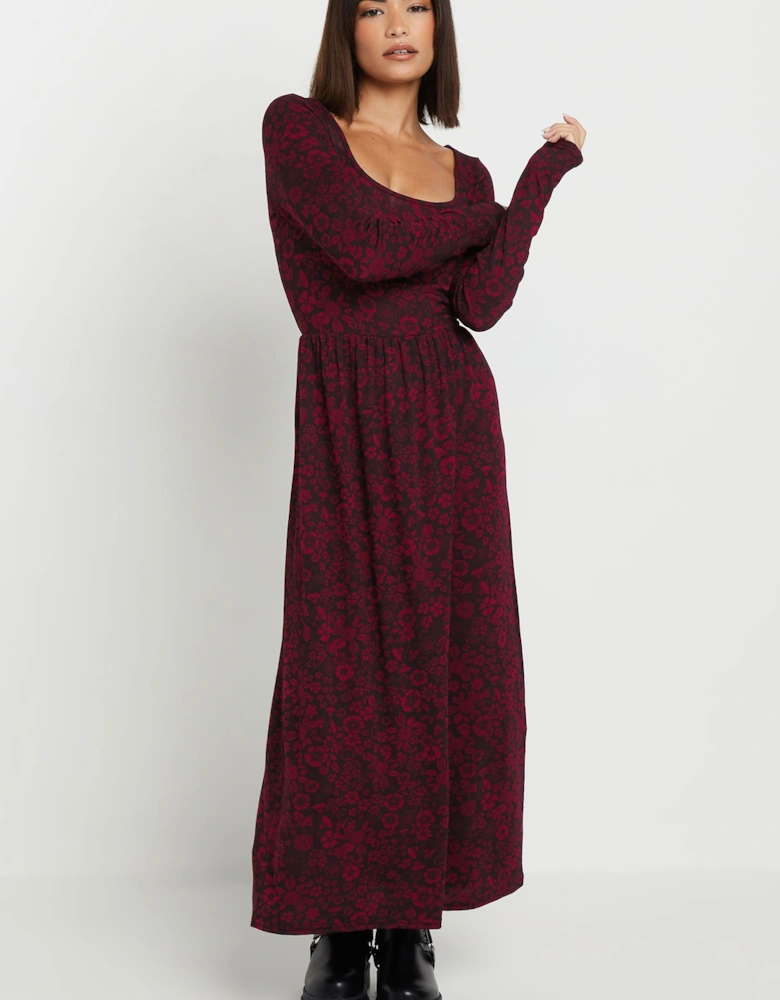 Petite Floral Tea Dress