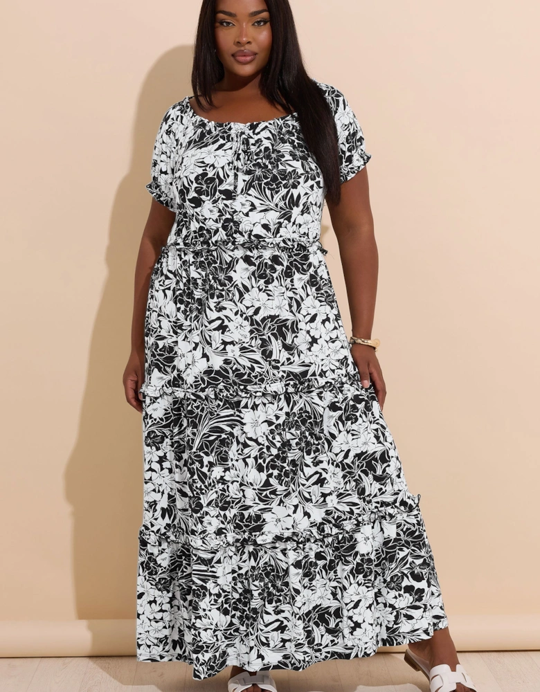Milkmaid Maxi Dress