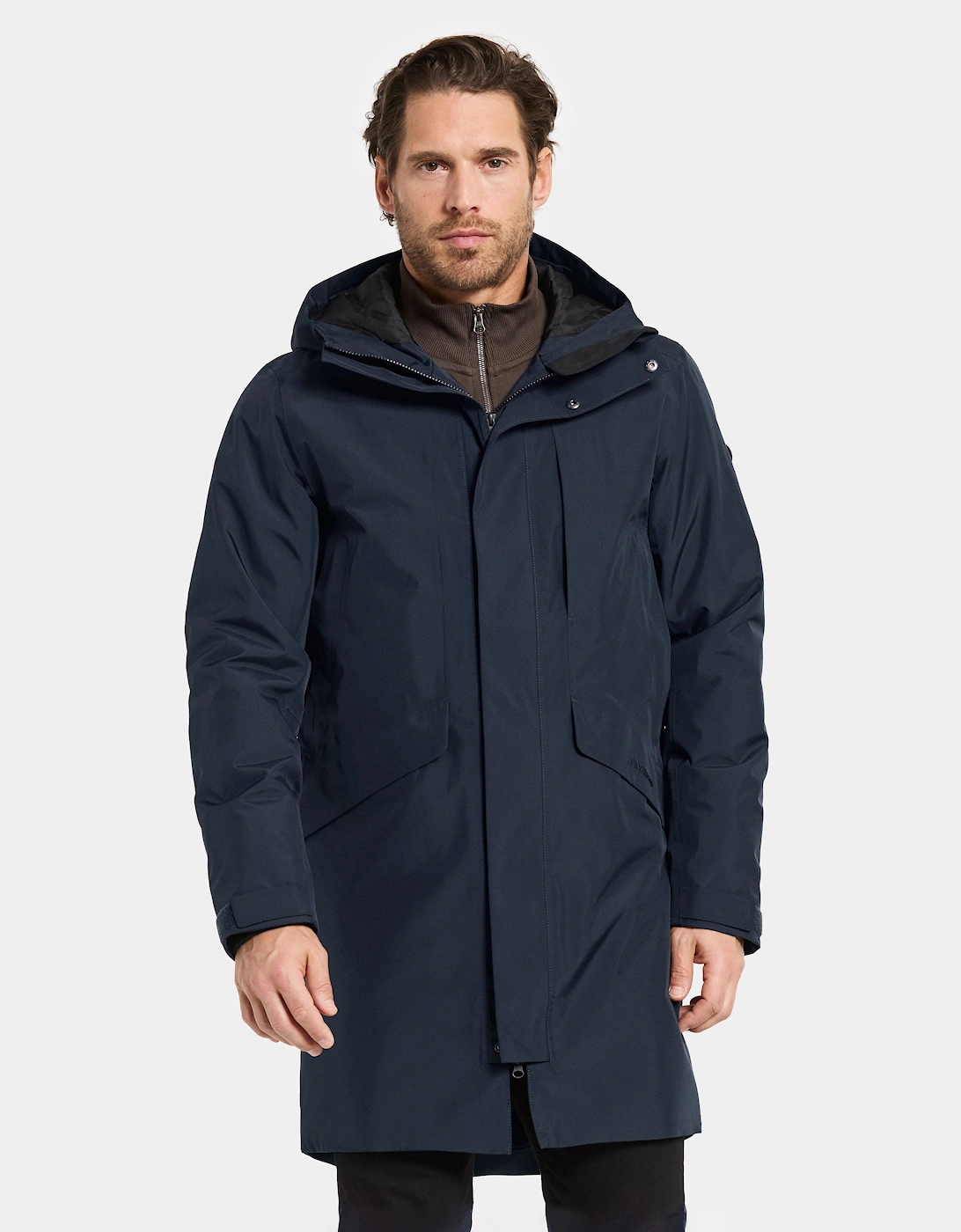 Women's Didriksons Kenny 8 Unisex Parka - Dark Night Blue 999 - Navy - Size: 12