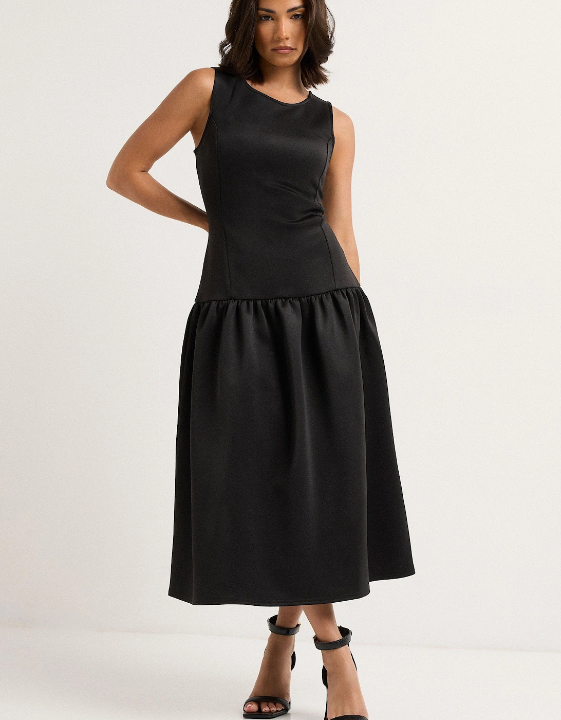 Petite Scuba Midi Dress, 2 of 1
