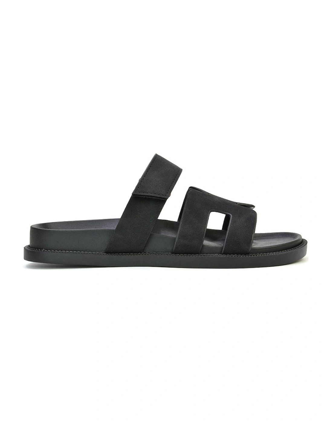 'Lydia' Flat Slip On Adjustable Strap Slider Sandals, 2 of 1