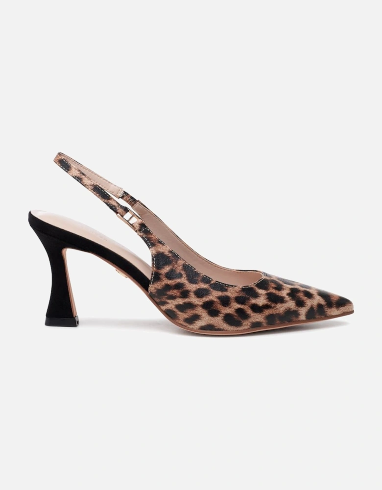 'Chantelle' High Heel Sling Back Court Shoes