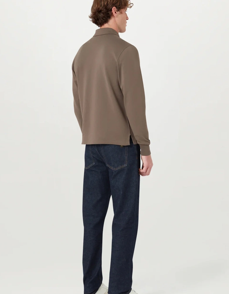 Curator Collared Sweatshirt Brown