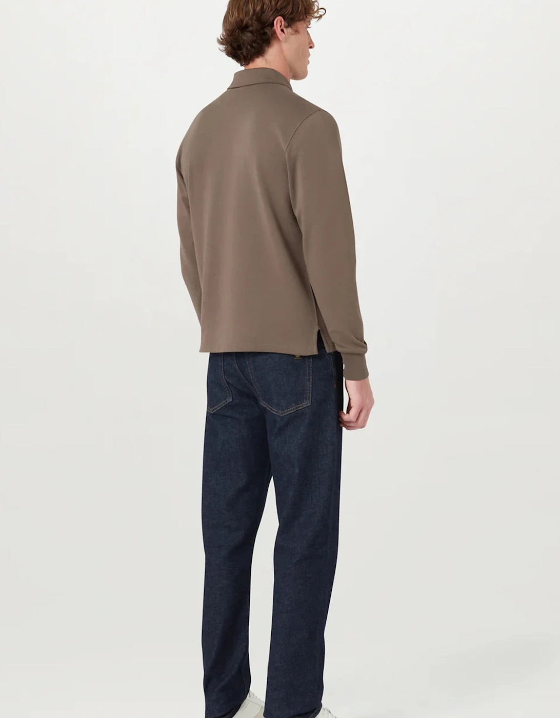 Curator Collared Sweatshirt Brown