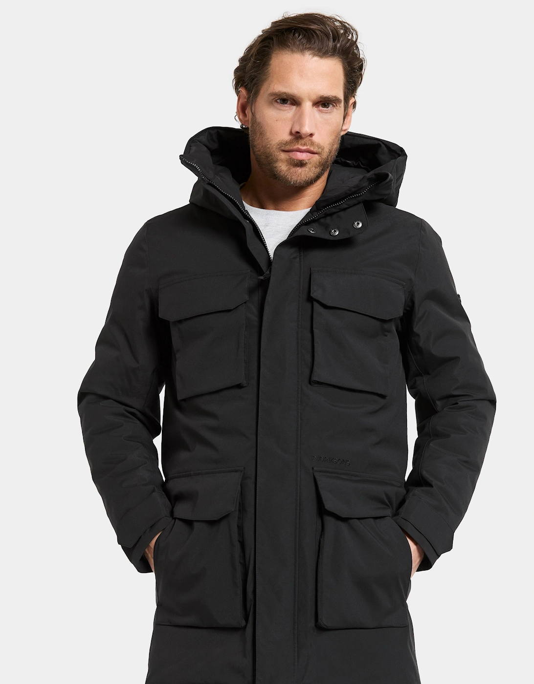 Aiden Mens Parka - Black 060, 6 of 5