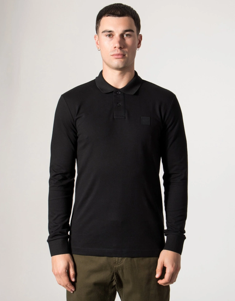 Slim Fit Passerby Long Sleeve Polo Shirt