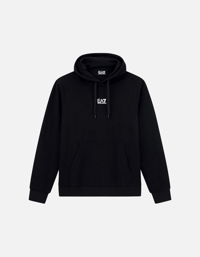 Emporio Armani Core ID Cotton Blend Hoodie Black