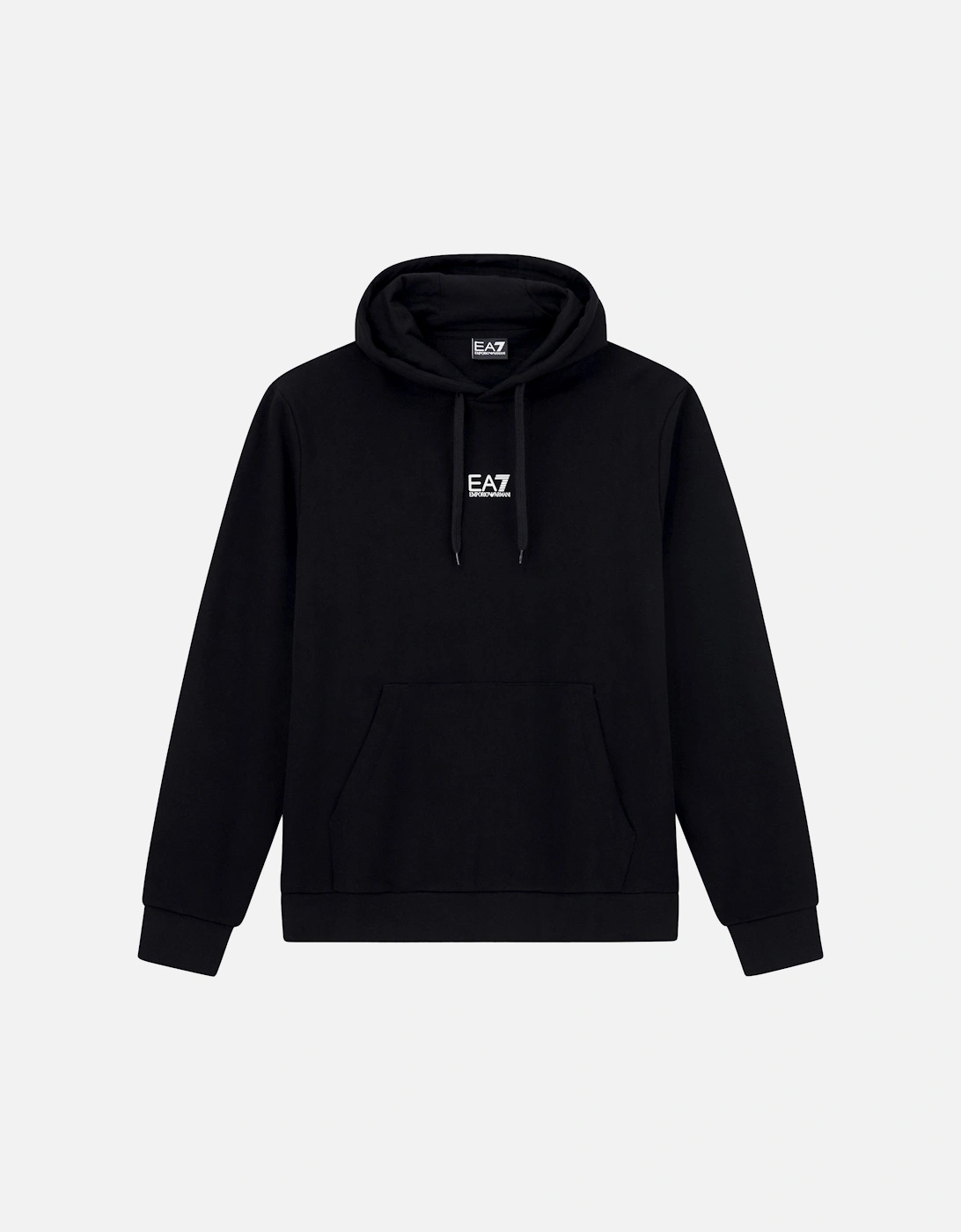 Emporio Armani Core ID Cotton Blend Hoodie Black, 5 of 4