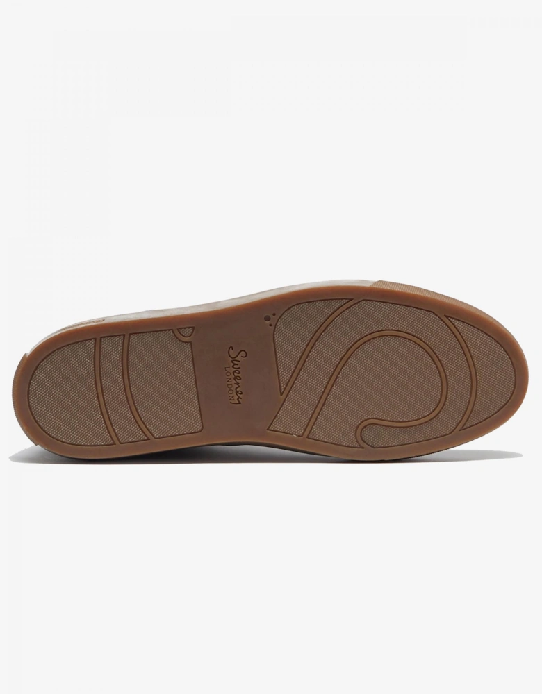 Laxey Mens Soft-Milled Calf Leather Hi-Tops - Chocolate
