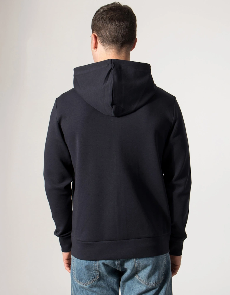 Zip Through Saggy Hoodie