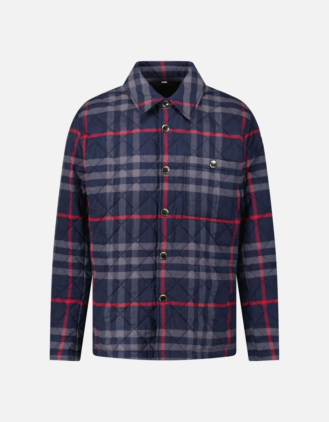 Burberry 'Forres' Diamond Quilted Jacket Navy