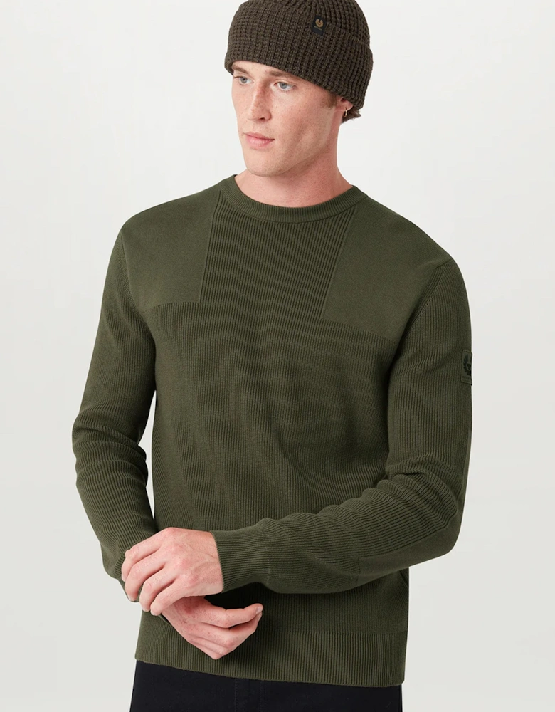 Commander Crewneck Sweater Green