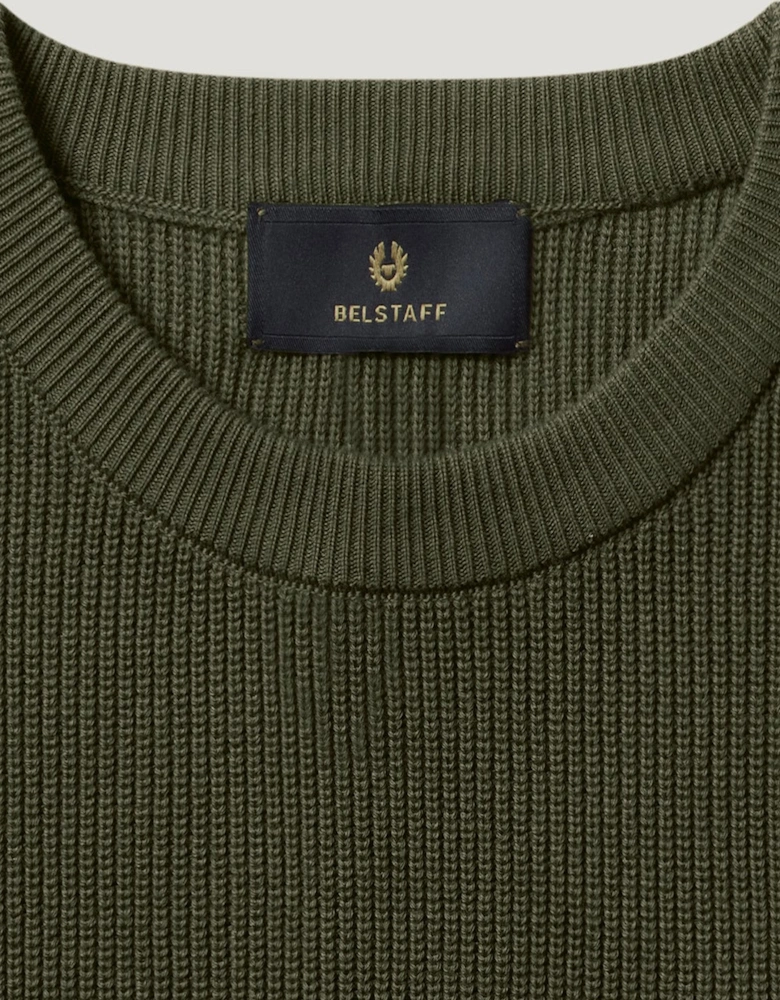 Commander Crewneck Sweater Green
