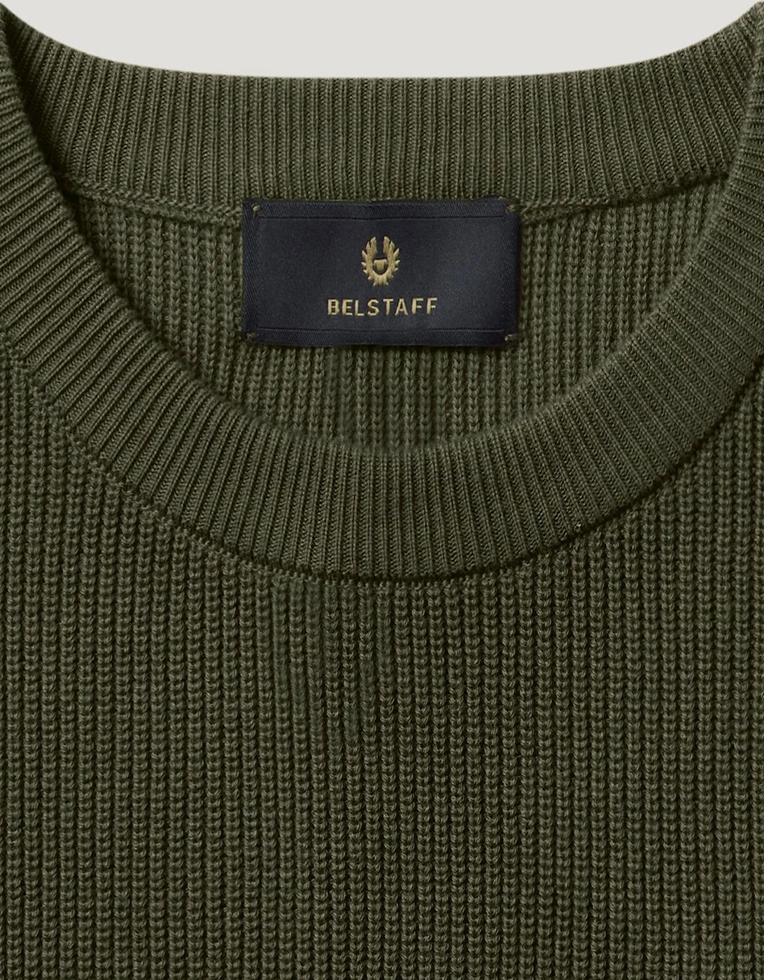 Commander Crewneck Sweater Green