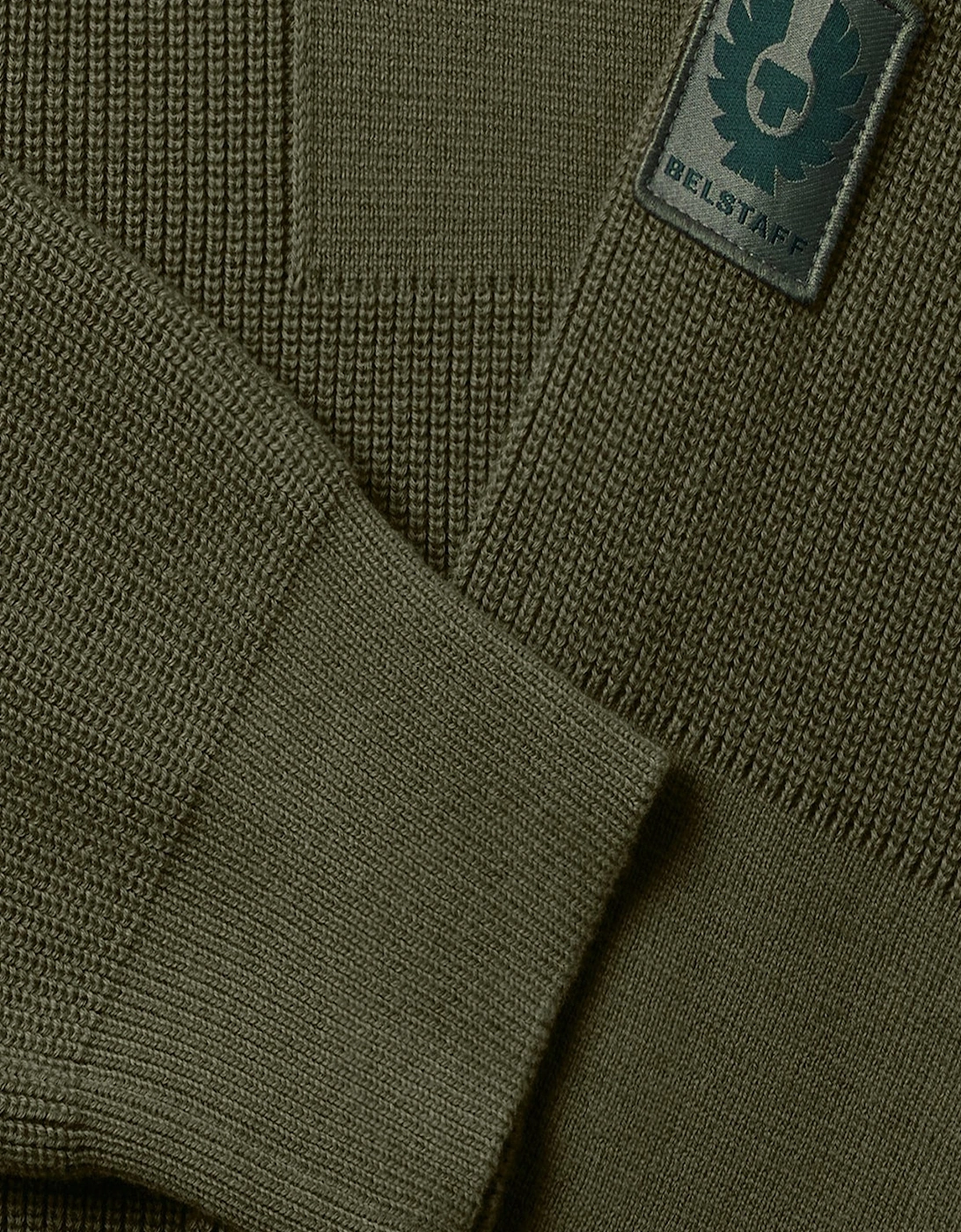 Commander Crewneck Sweater Green