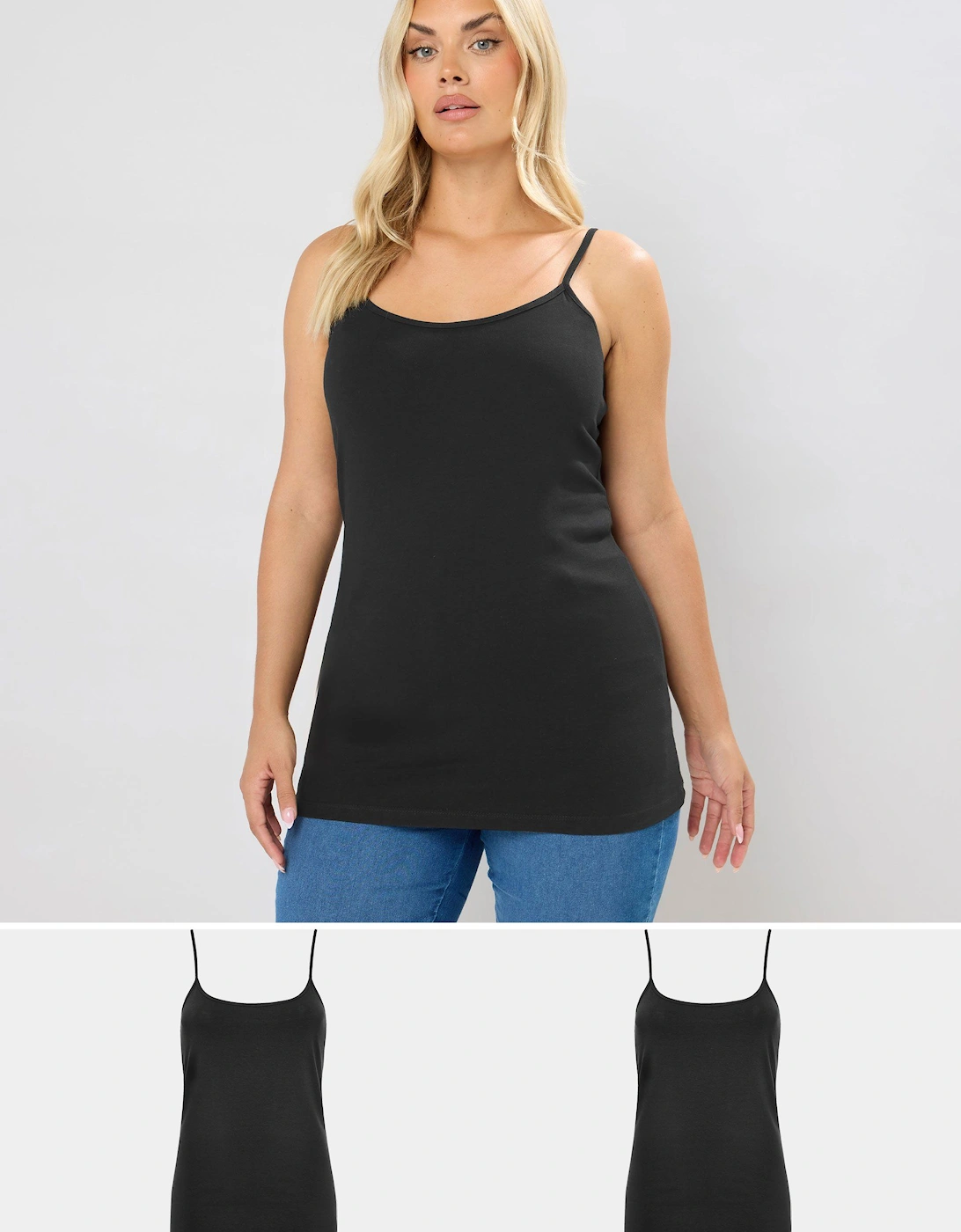 2 Pack Cami Vest Tops, 2 of 1