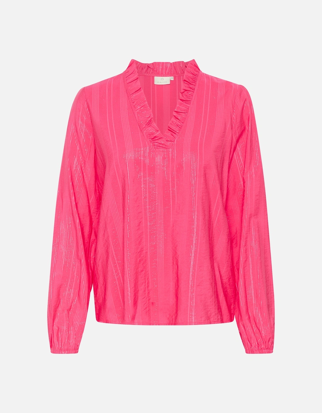 KAsanni Ruffle V-Neck Blouse, 2 of 1