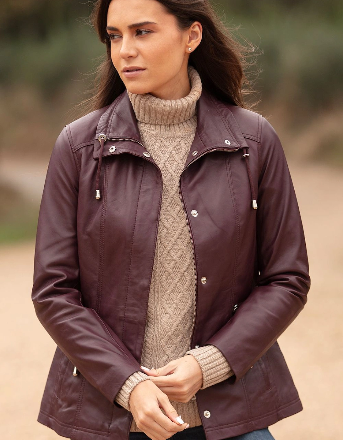 Versatile Real Leather Casual Jacket, 2 of 1