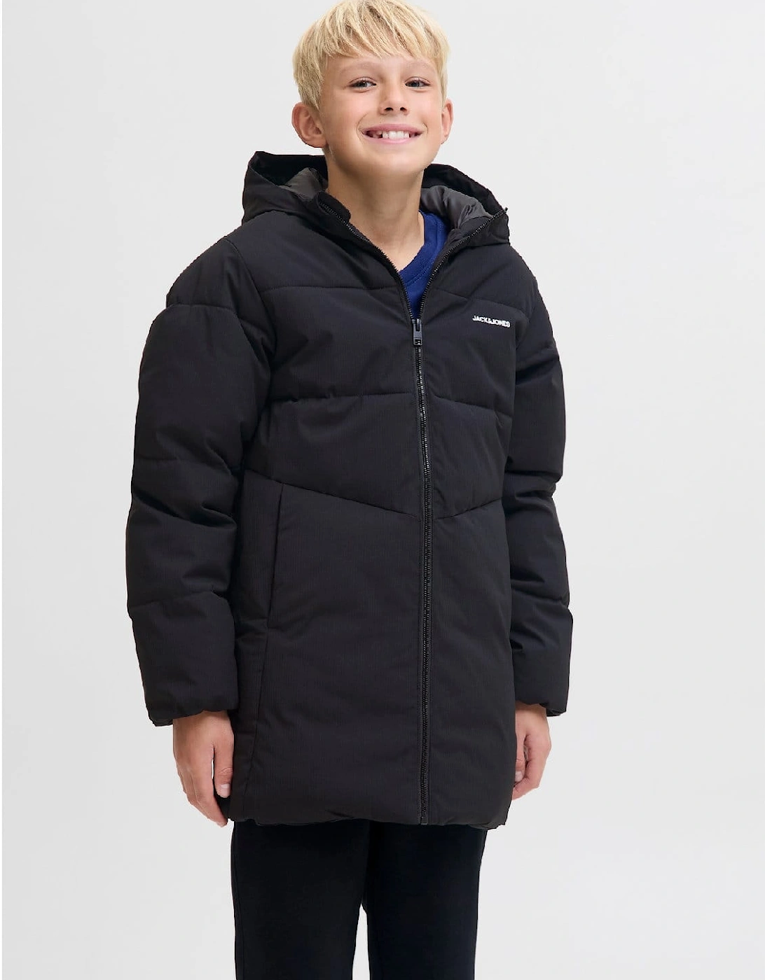 Boys Brady Long Puffer Jacket, 7 of 6