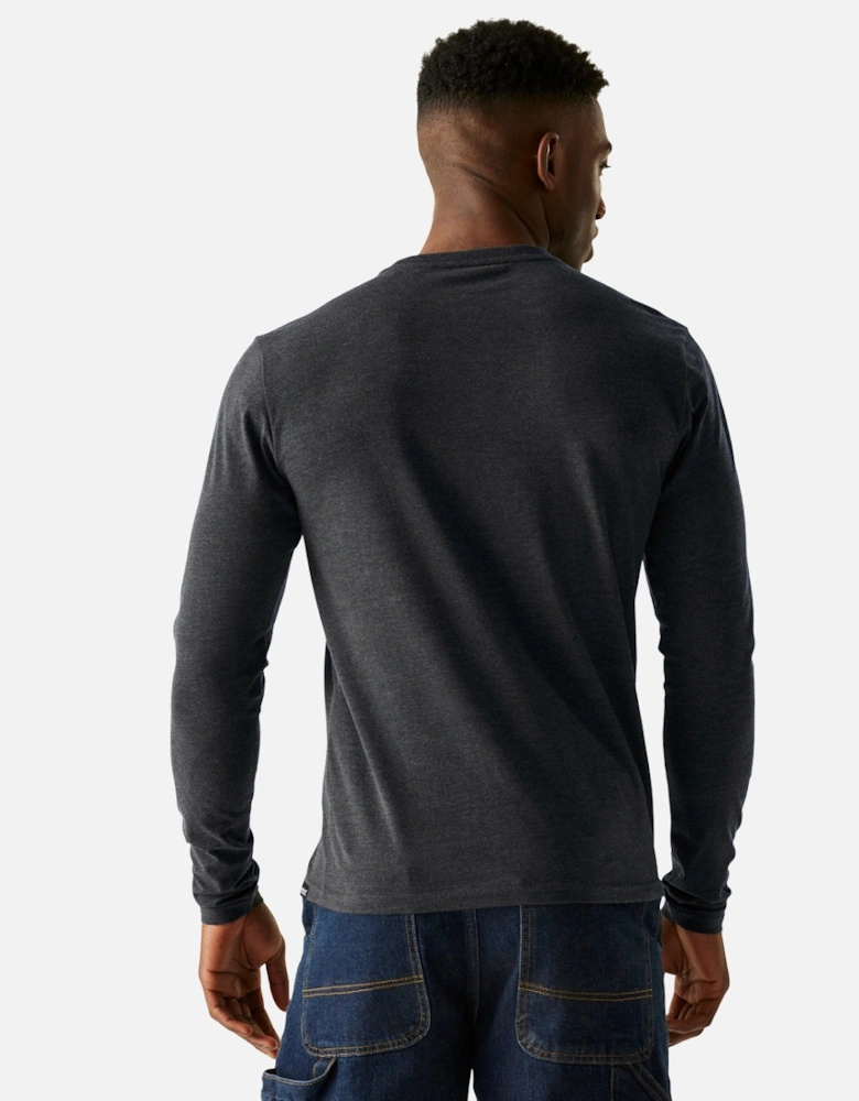 Mens Maylow Scenery Marl Long-Sleeved T-Shirt