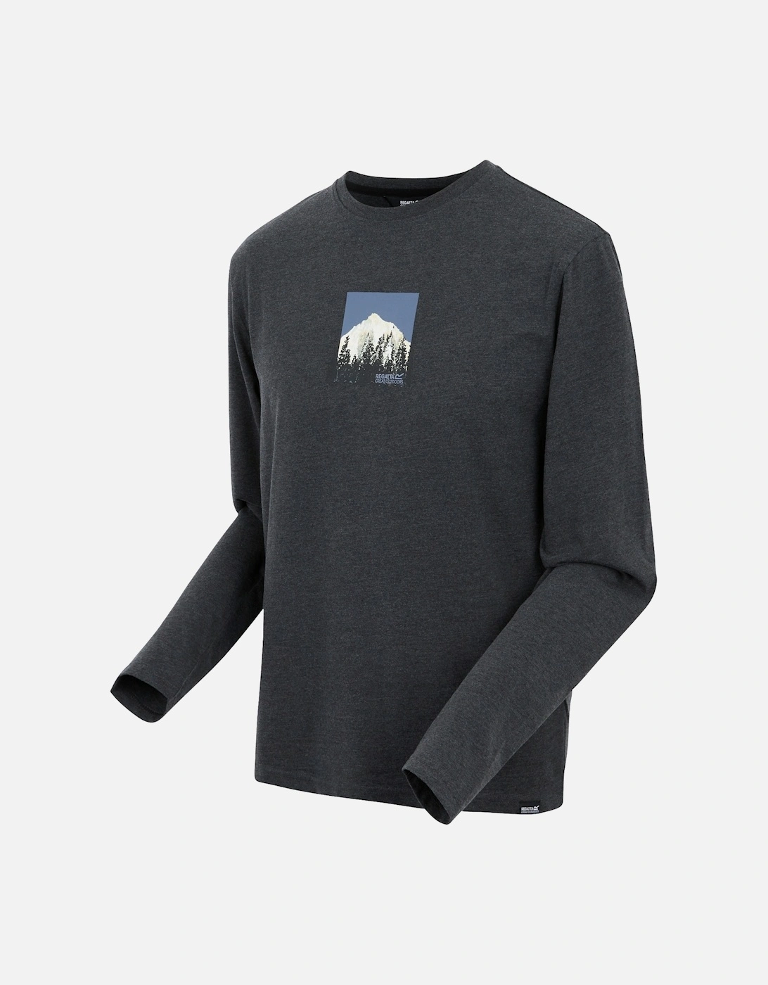 Mens Maylow Scenery Marl Long-Sleeved T-Shirt