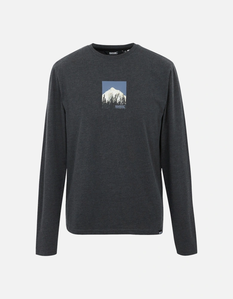 Mens Maylow Scenery Marl Long-Sleeved T-Shirt