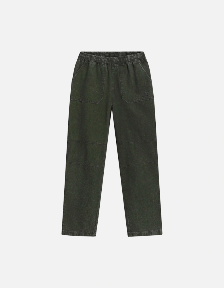 Mens Drill Washed Tracksuit Bottoms