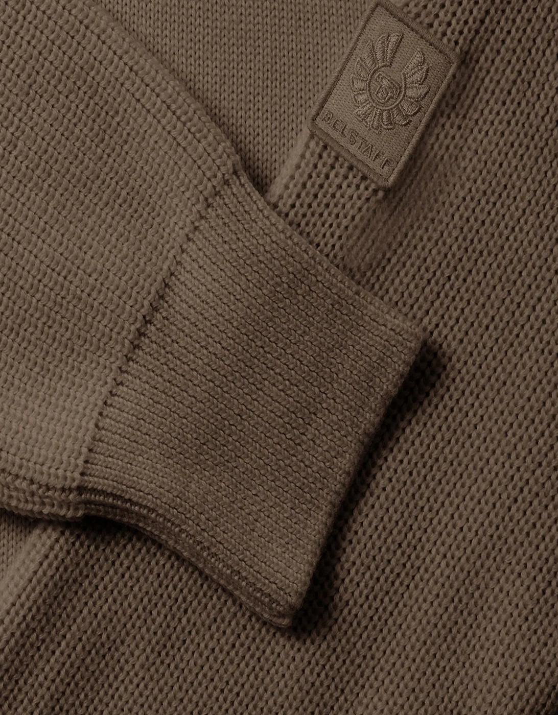 Aspect Crewneck Jumper Khaki