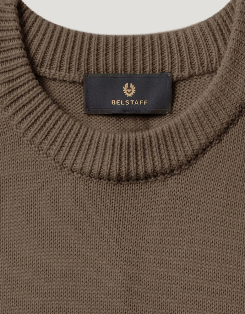 Aspect Crewneck Jumper Khaki