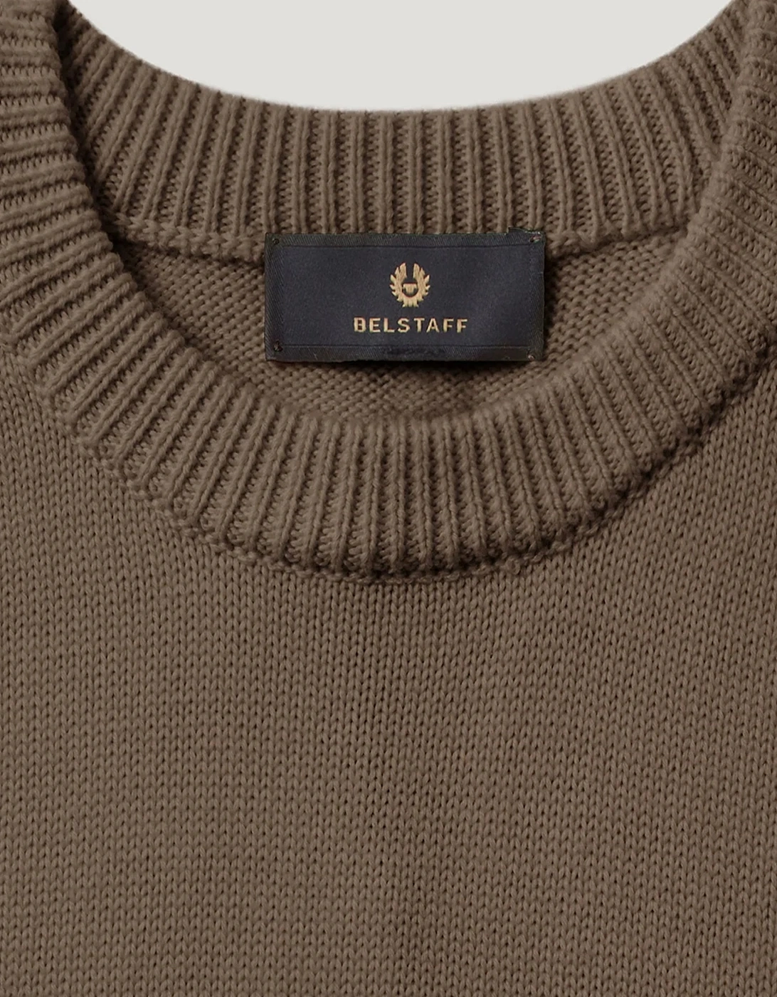 Aspect Crewneck Jumper Khaki