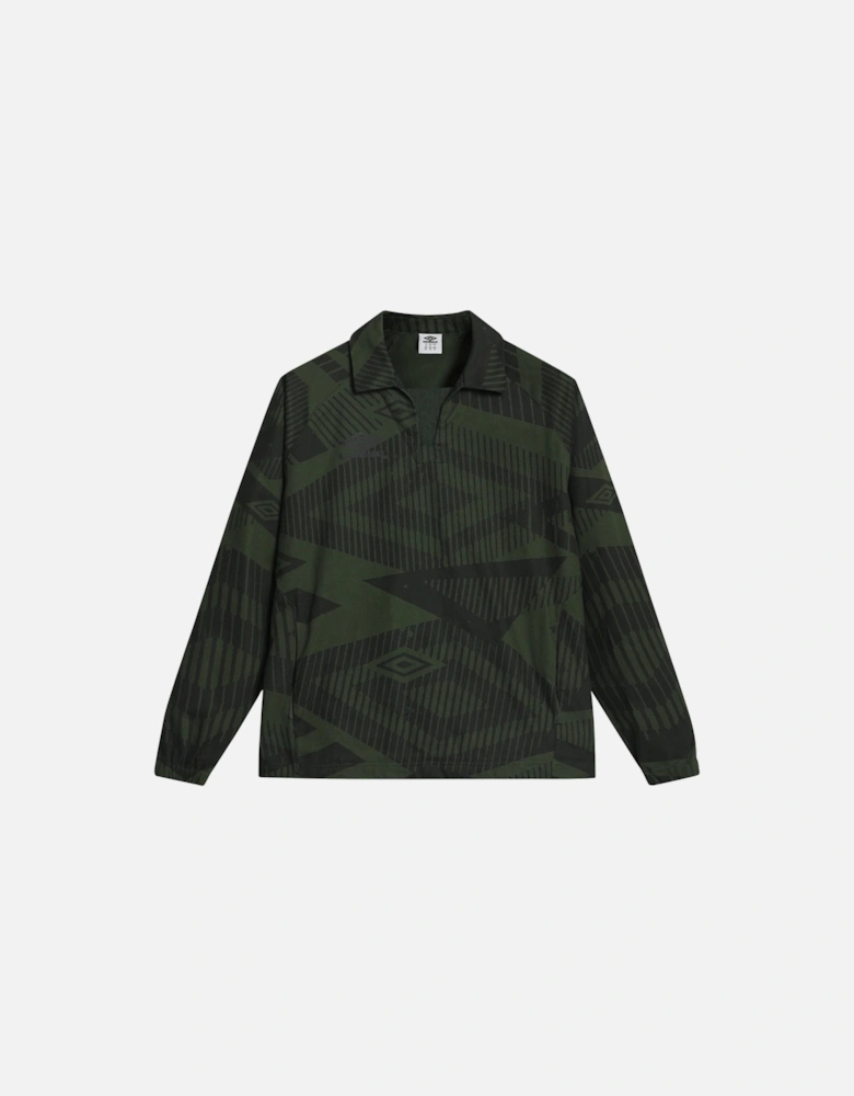 Mens Printed Drill Top