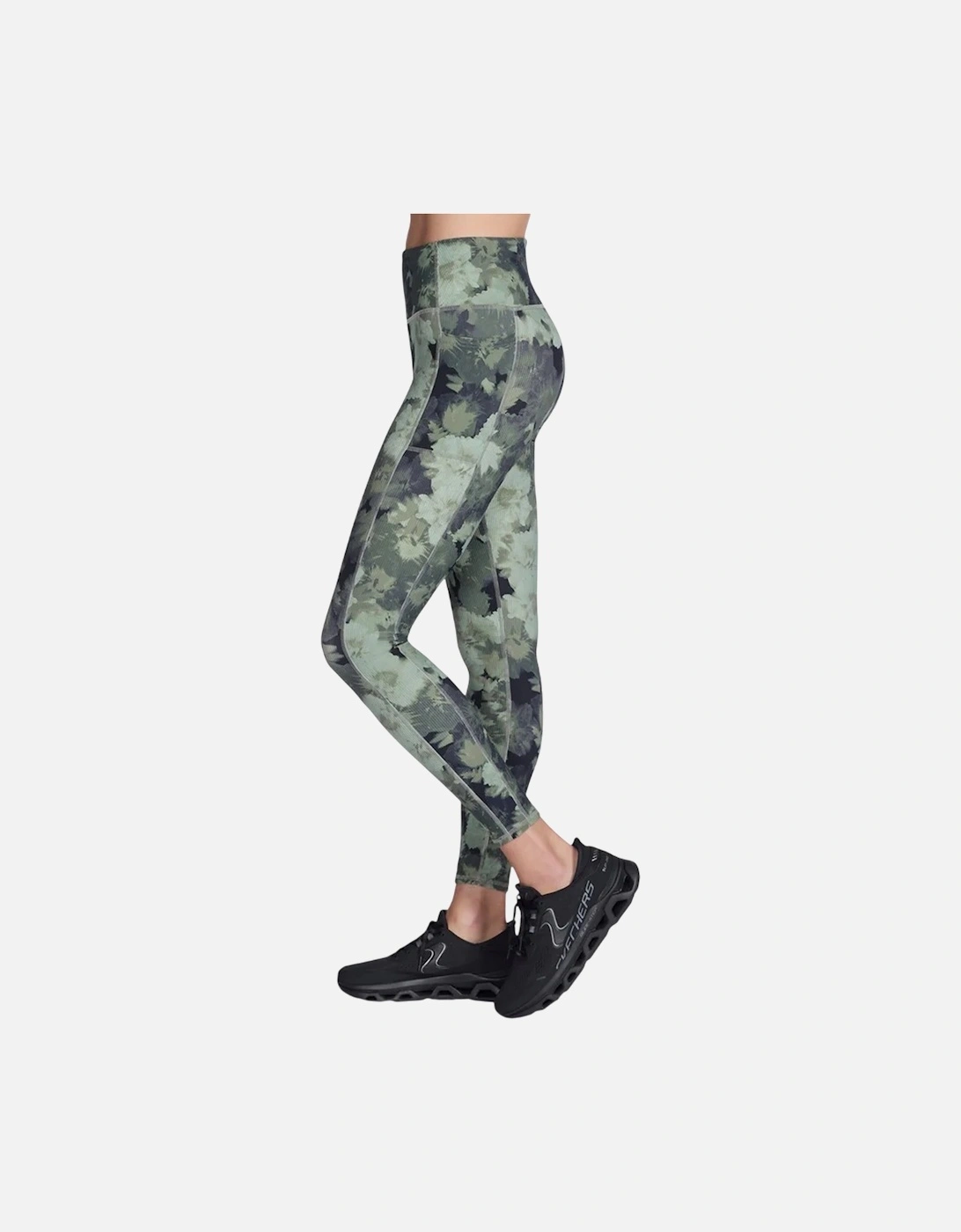 Womens/Ladies Go Flex Ribbed Leggings