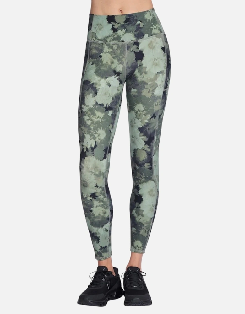 Womens/Ladies Go Flex Ribbed Leggings