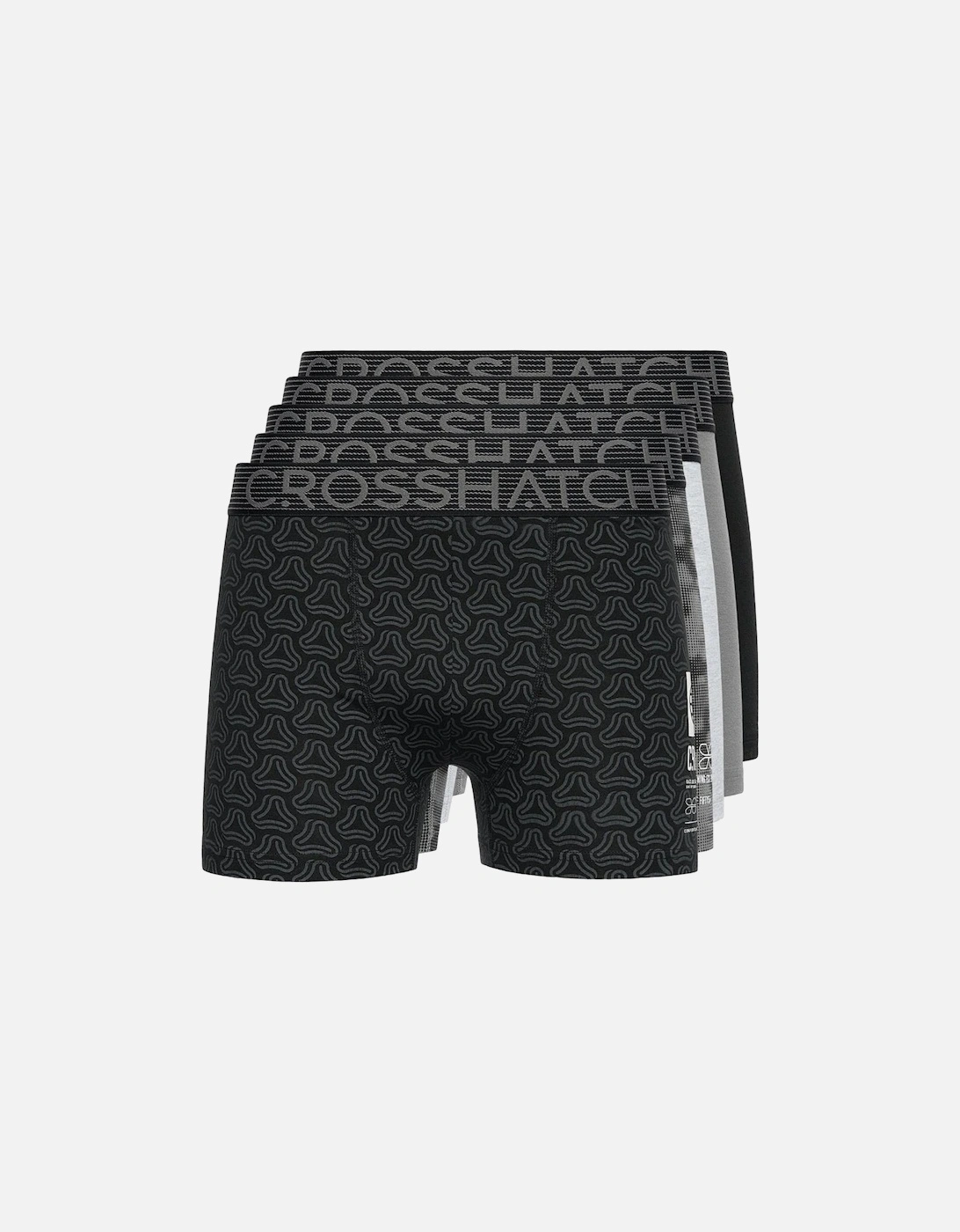 Mens Buzzard Boxer Shorts (Pack of 5), 6 of 5