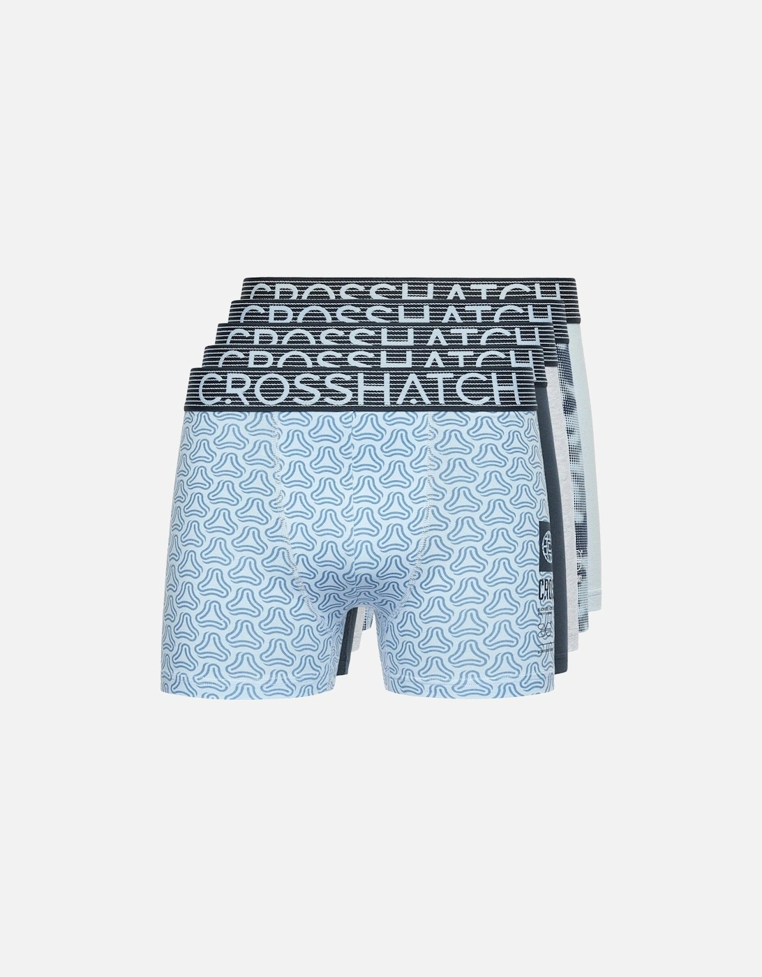 Mens Buzzard Boxer Shorts (Pack of 5), 2 of 1