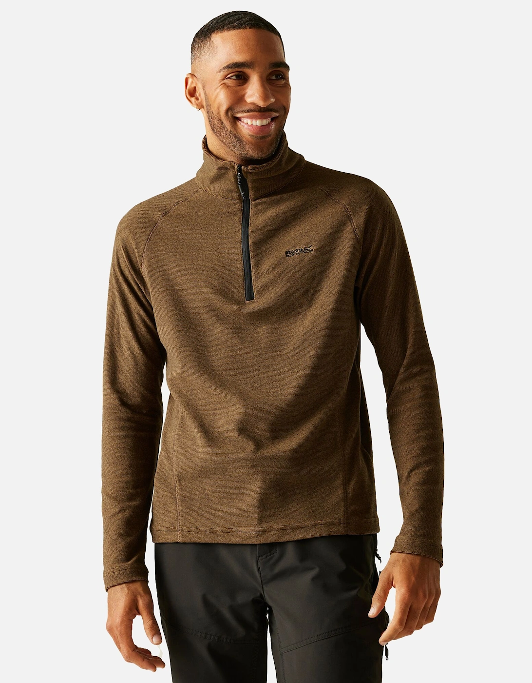 Great Outdoors Mens Montes Funnel Neck Fleece Jumper