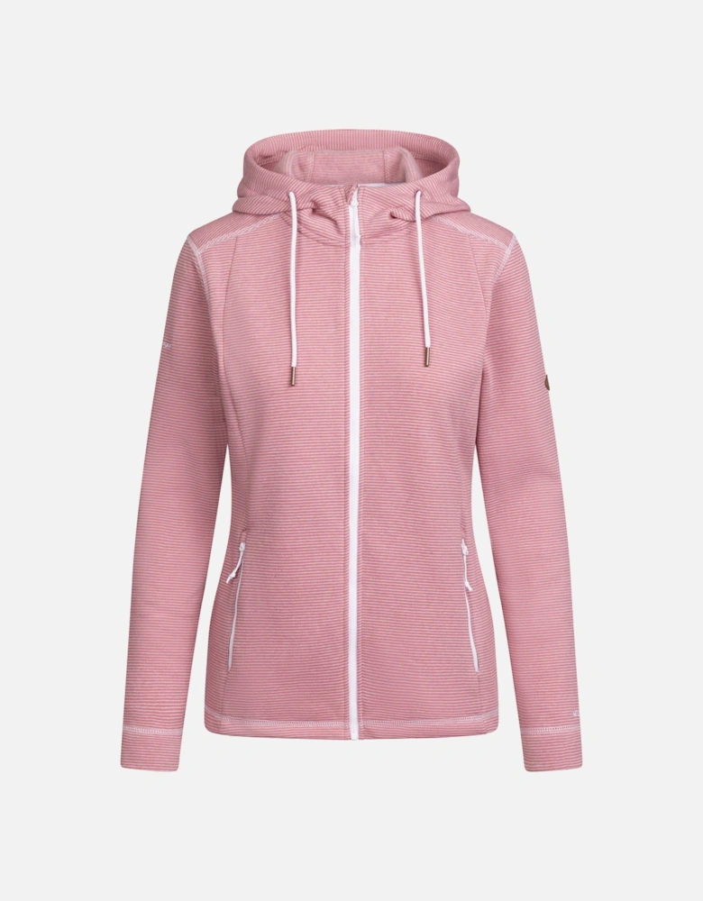 Womens/Ladies Rootless Stripe Marl AT200 Fleece Jacket