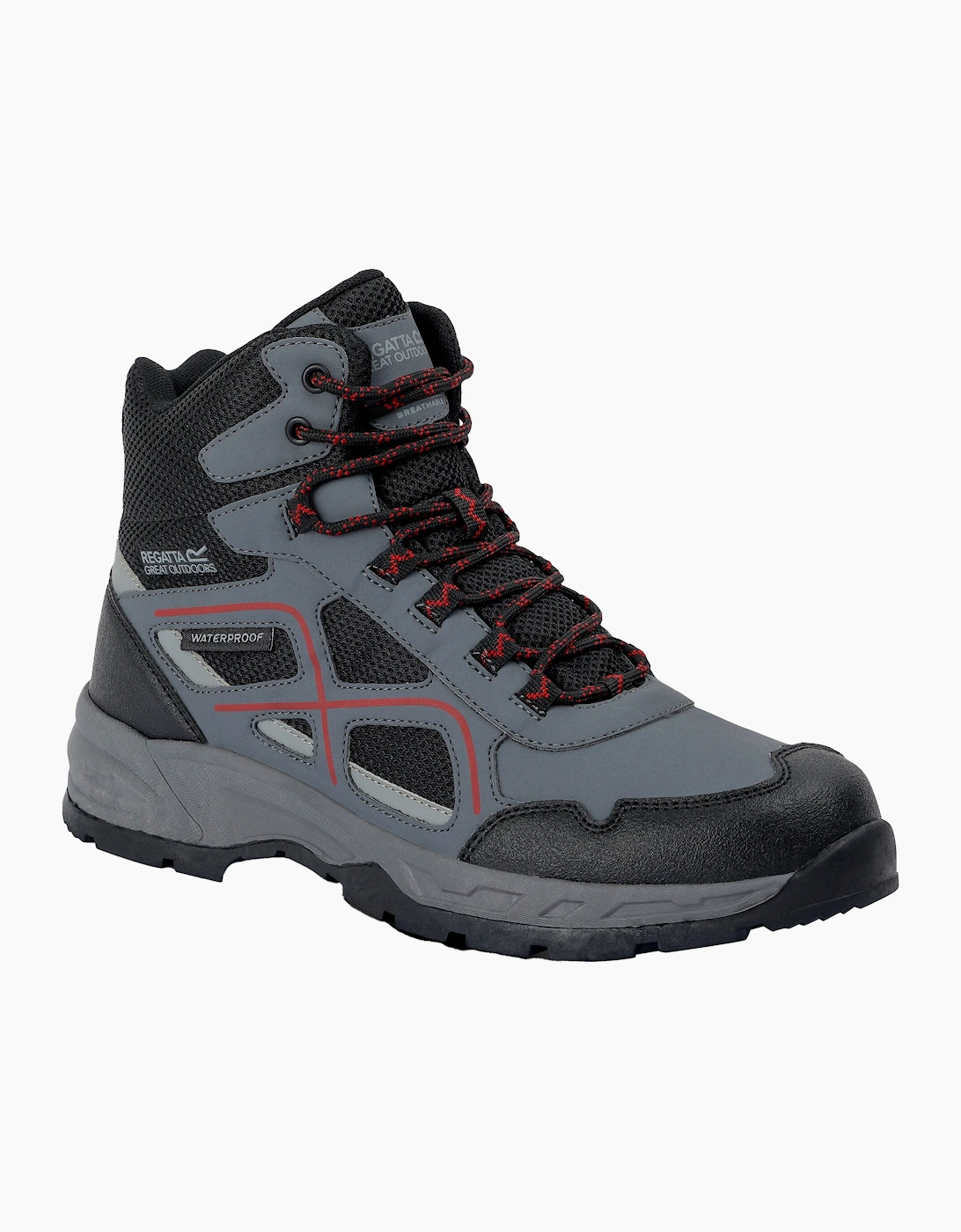 Regatta Men's Grey Vendeavour Walking Boots - Size: 9