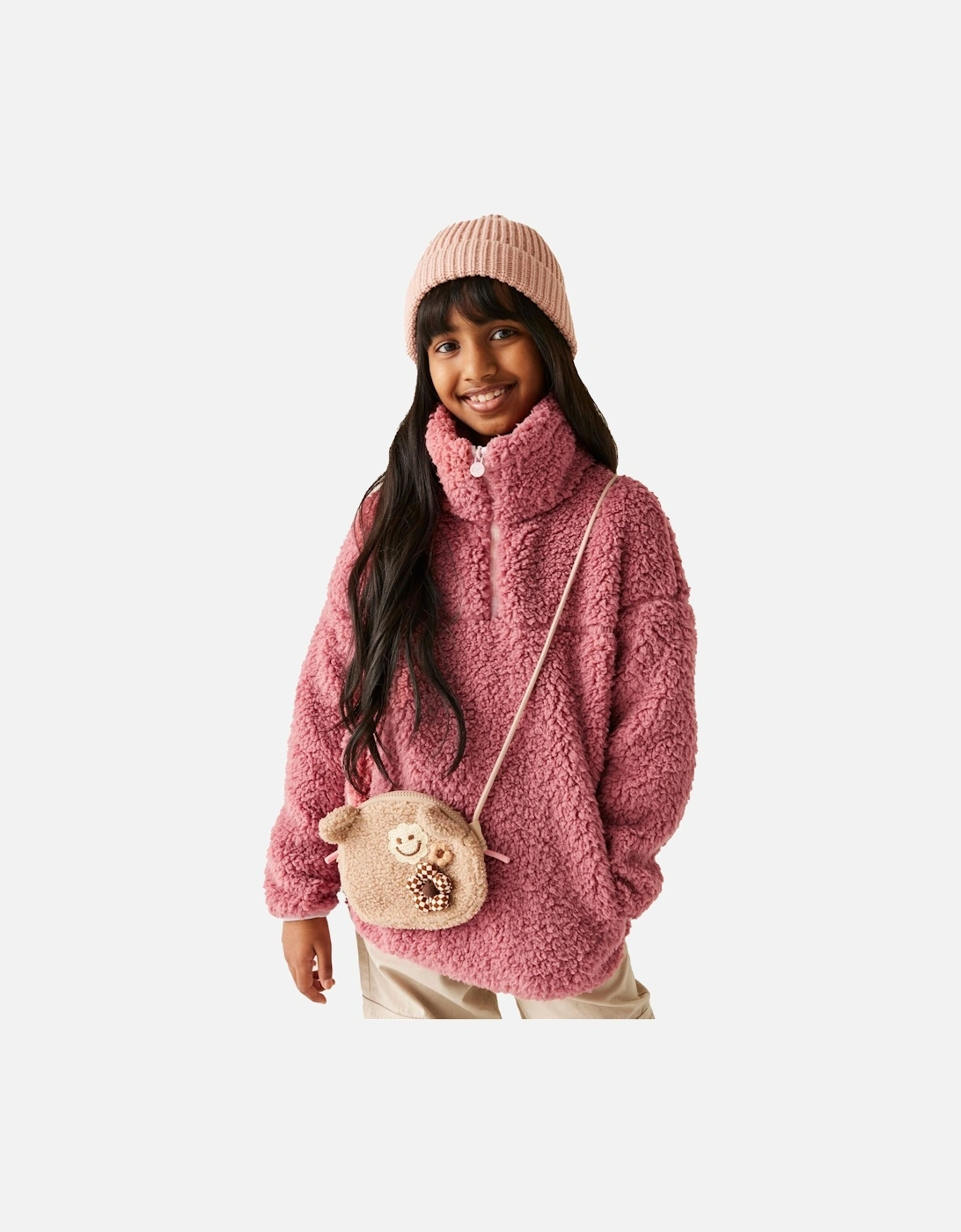 Childrens/Kids Kaliza Half Zip Fleece Top
