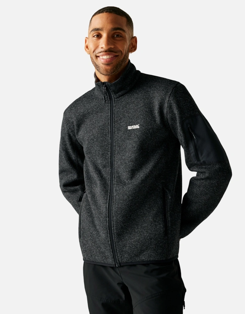 Mens Newhill Marl Full Zip Fleece Jacket