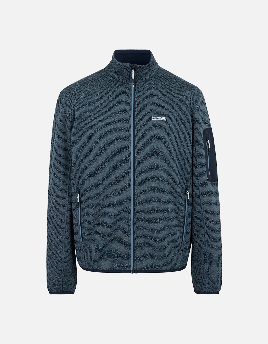 Mens Newhill Marl Full Zip Fleece Jacket, 5 of 4