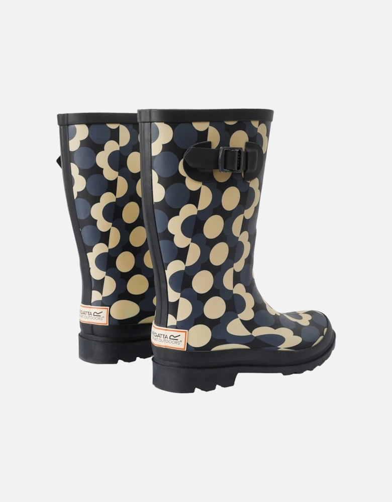 Womens/Ladies Orla Kiely Rain Cloud Mid Calf Wellington Boots
