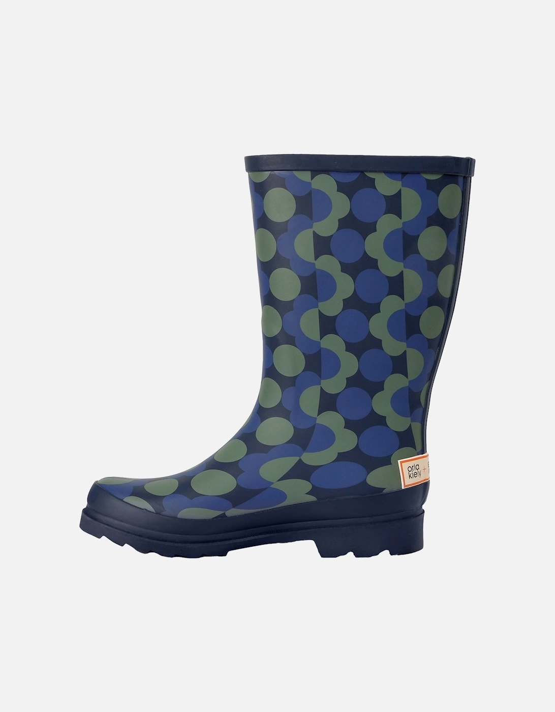 Womens/Ladies Orla Kiely Rain Cloud Mid Calf Wellington Boots
