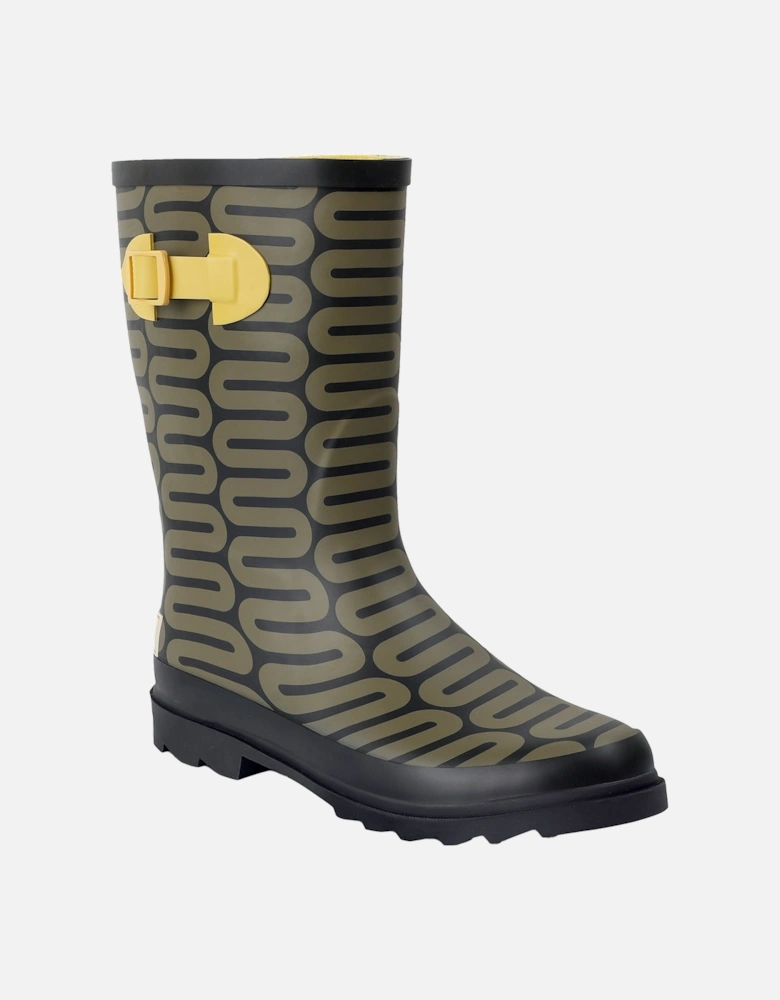 Womens/Ladies Orla Kiely Rain Cloud Mid Calf Wellington Boots