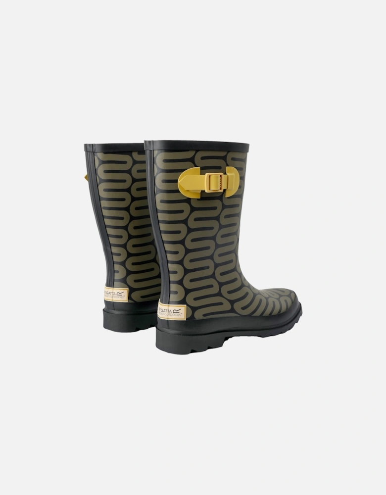 Womens/Ladies Orla Kiely Rain Cloud Mid Calf Wellington Boots