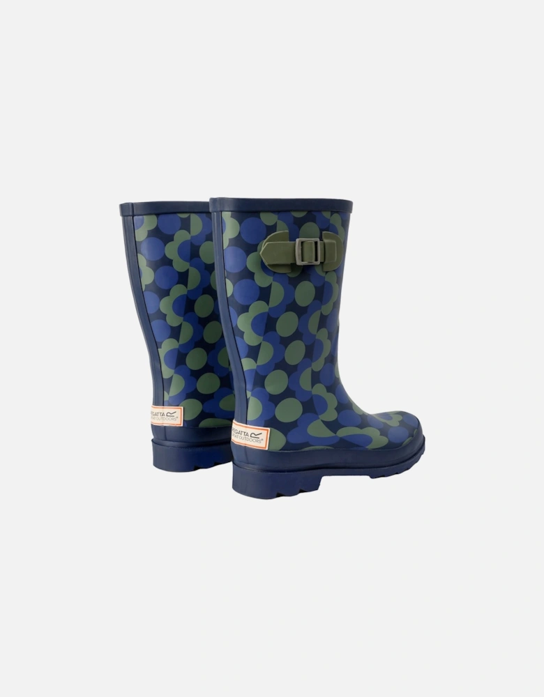 Womens/Ladies Orla Kiely Rain Cloud Mid Calf Wellington Boots